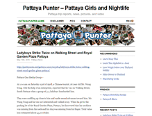 Tablet Screenshot of pattayapunter.com